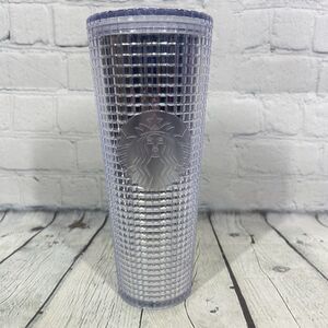 Starbucks Tumbler Jeweled Bling 2022 Holiday Cold Iridescent 24oz White Venti